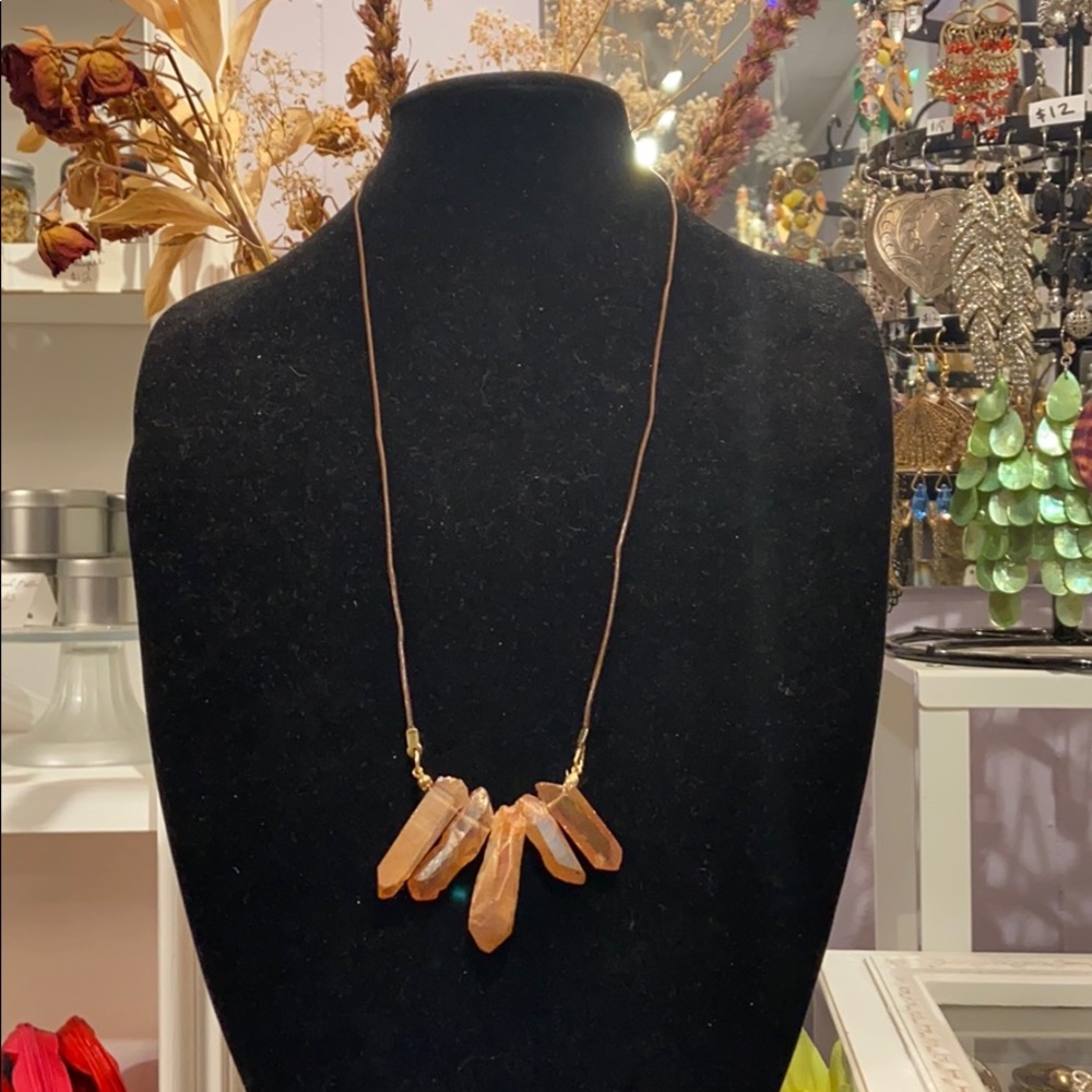 Vintage Aura Crystal Necklace